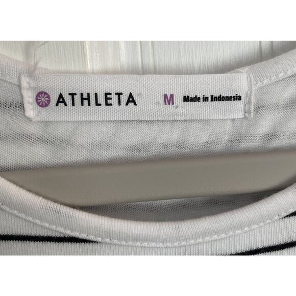 Athleta Dress Women’s MED Blue Ombré Maxi Sleeveless Lined Boho Coastal Beachy - Picture 5 of 5